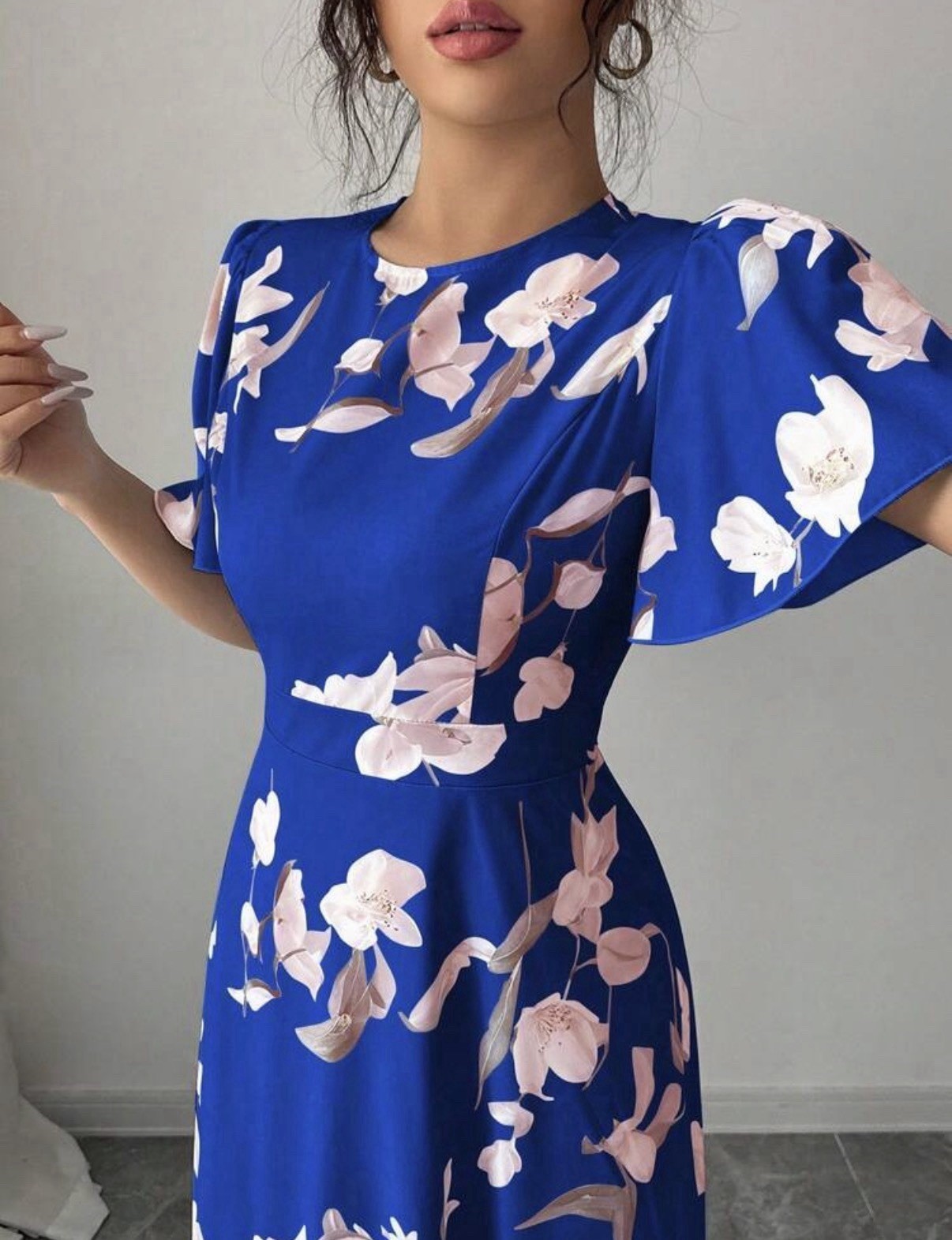 Brand New Floral Wedding Summer Holiday Elegant Maxi Dress Size 16