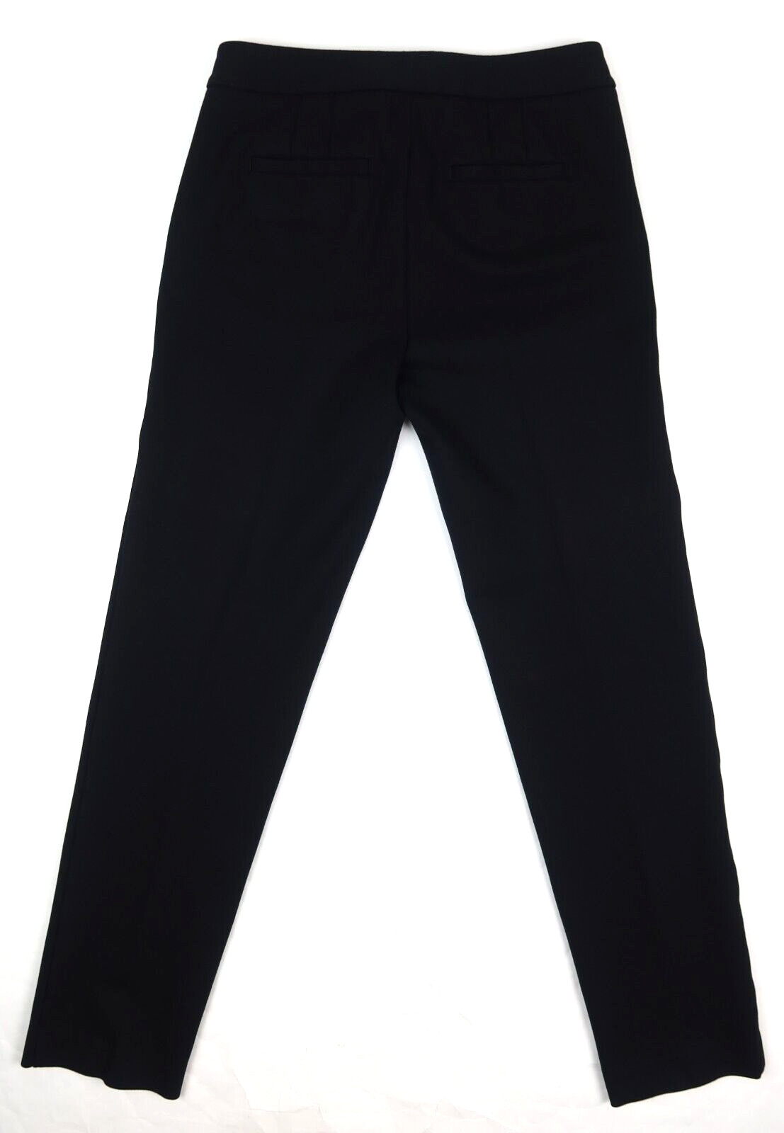 Talbots Stretch Ponte Rayon Nylon Spandex Full Length Pants Black Size 4