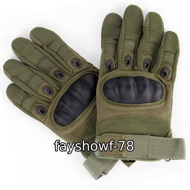 Russian Special Forces Tactical Outdoor Wear-resisting Carbon Fiber Gloves 1Pair