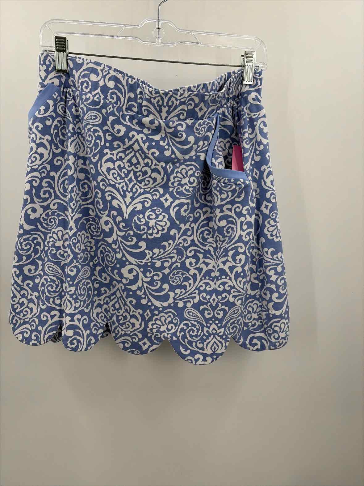 Pre-Owned Ana Clare Blue Size Large Skort Mini Skirt