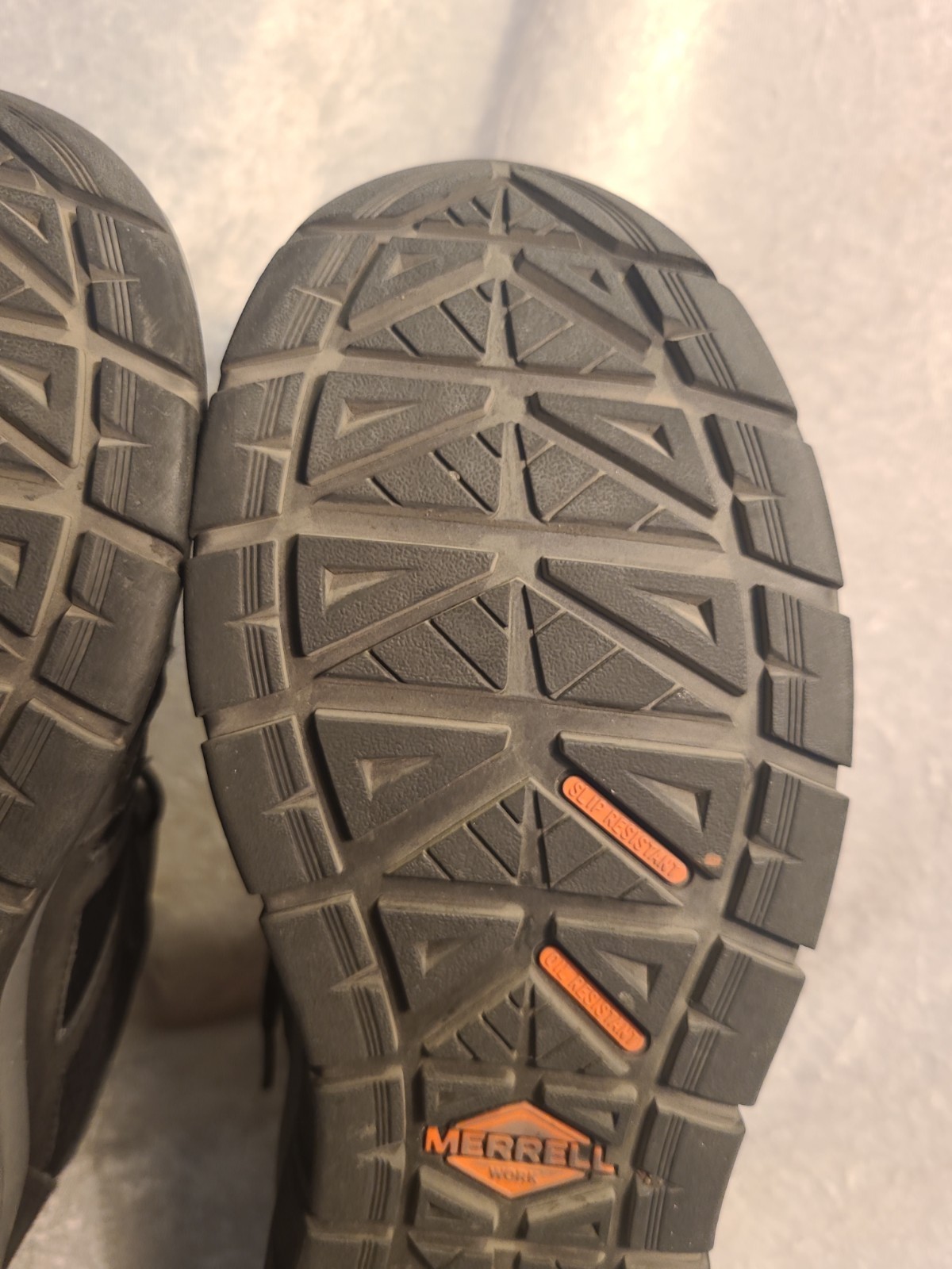 Merrell Fullbench Speed Mid Carbon Fiber Work Boots, Black, Men’s 8.5M