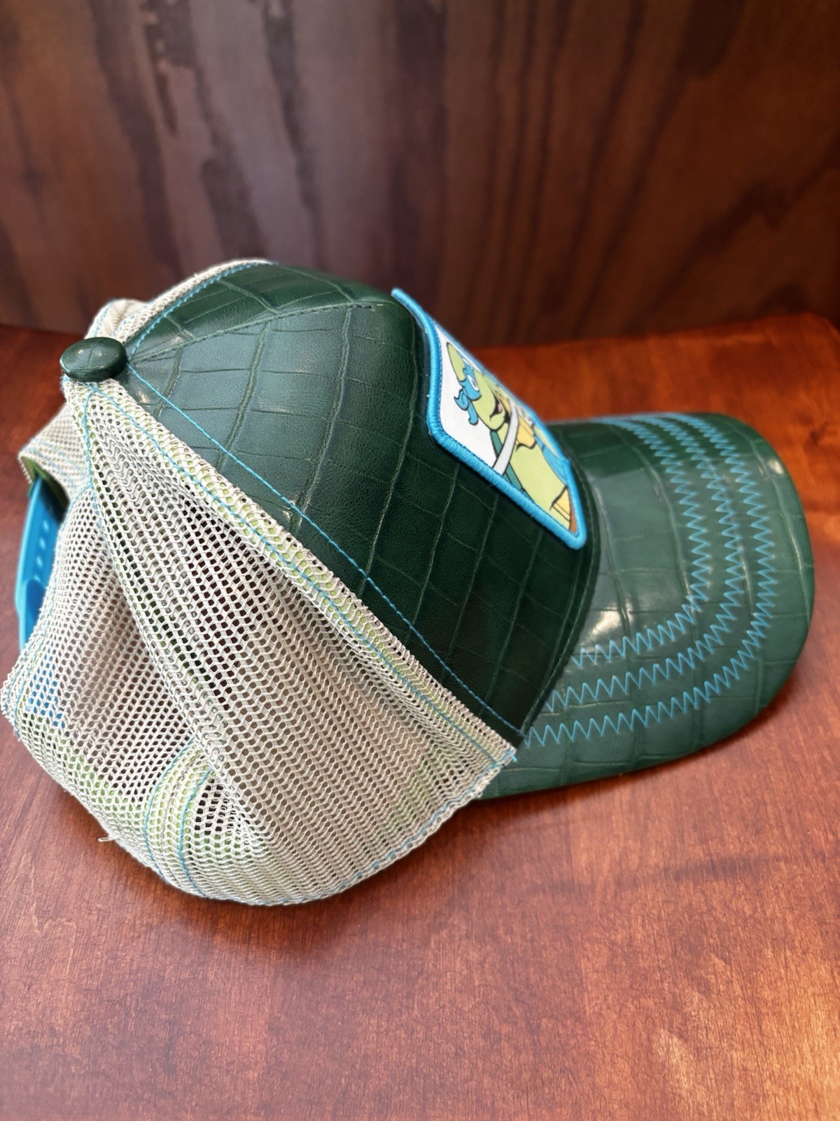 Teenage Mutant Ninja Turtles Leonardo Snapback Trucker Hat Green