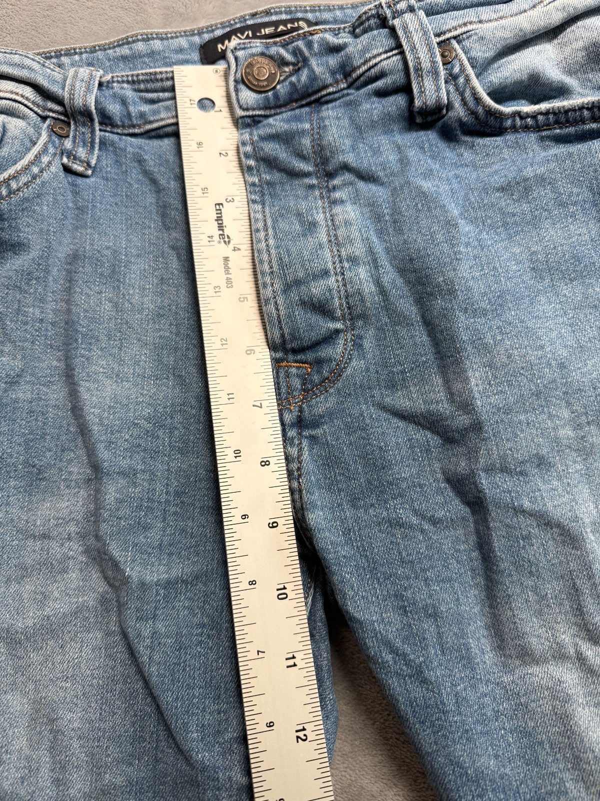 Mavi Jeans Mens 34×32 Blue Denim Mid Rise Straight Leg All Day Comfort Classic