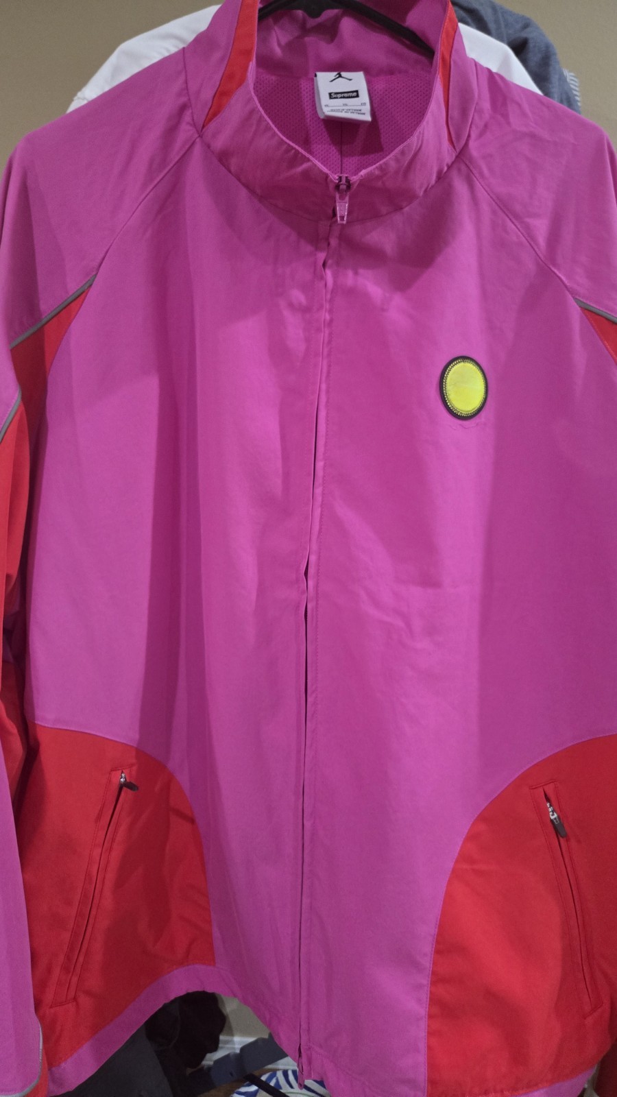 Supreme Jordan Track Jacket Pink SS26 Size XL IN HAND READY TO SHIP