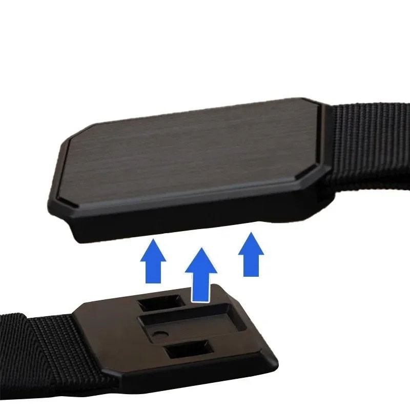 Men’s Stretch Belt Quick Release Belt Magnetic Buckle Elastic Webbing Outdoor