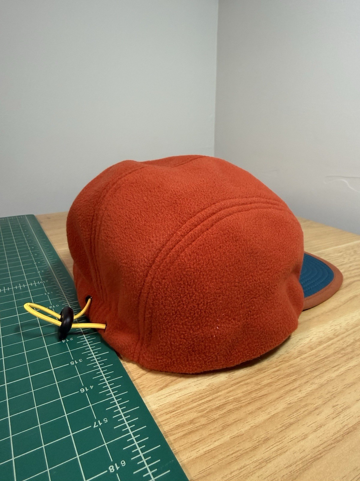 Brain Dead Shroomin Polar Fleece Camp Hat Terracotta/Blue One Size Adjustable