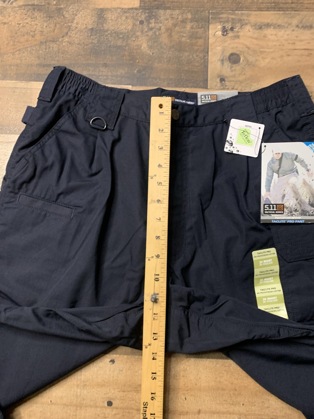 5.11 Tactical Pants Mens 34×30 Blue Taclite Pro Cargo Elastic Waist Work Ripstop