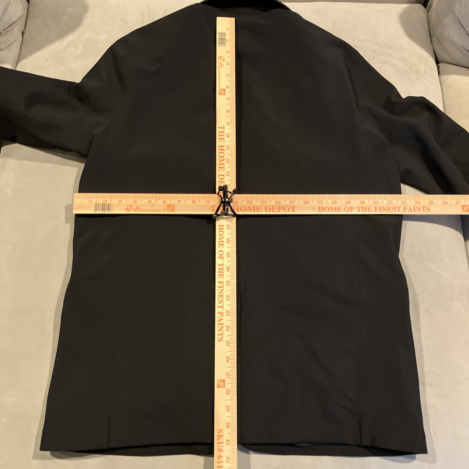 NWT – Paskho – Black Blazer / Jacket – Stretch Modern Travel Tech Pockets – XL