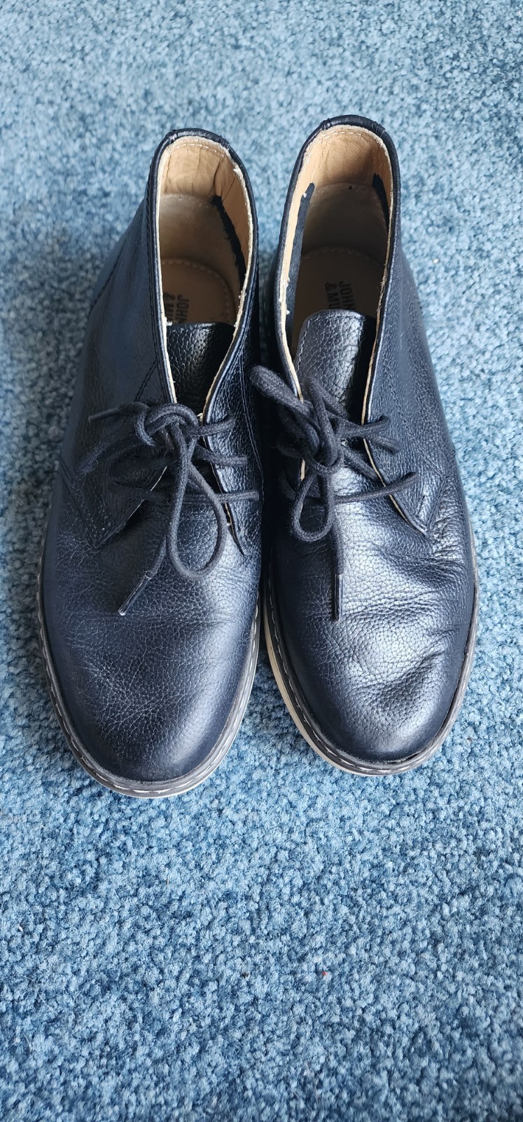 Johnston & Murphy Kid’s Boy Chukka Casual Lace-Up Boot Black