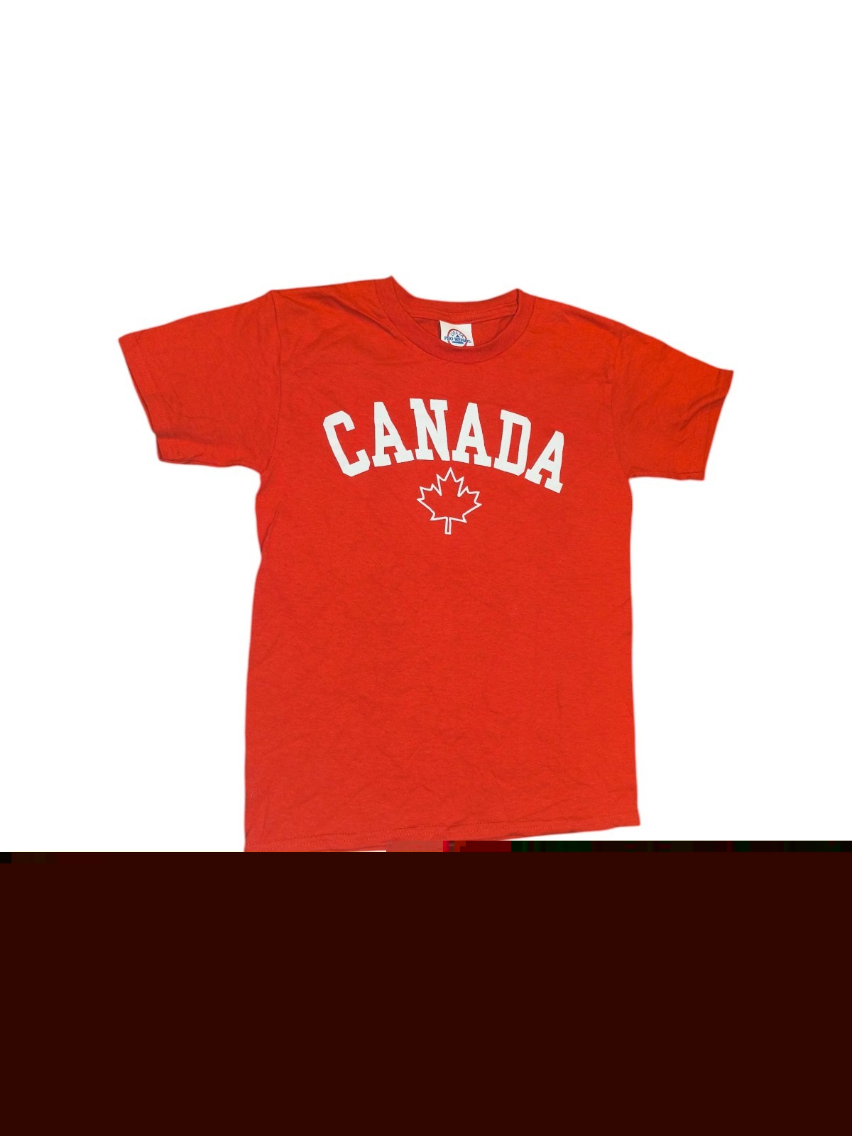 Delta Pro Weight Canada T Shirt Youth Small Red Maple Leaf Souvenir Graphic Tee