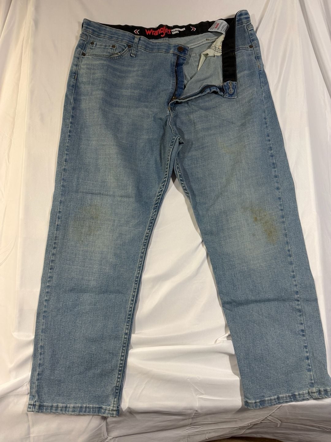 Wrangler Performance Series Comfort Flex Waist Relaxed Fit Jeans Size 42×30