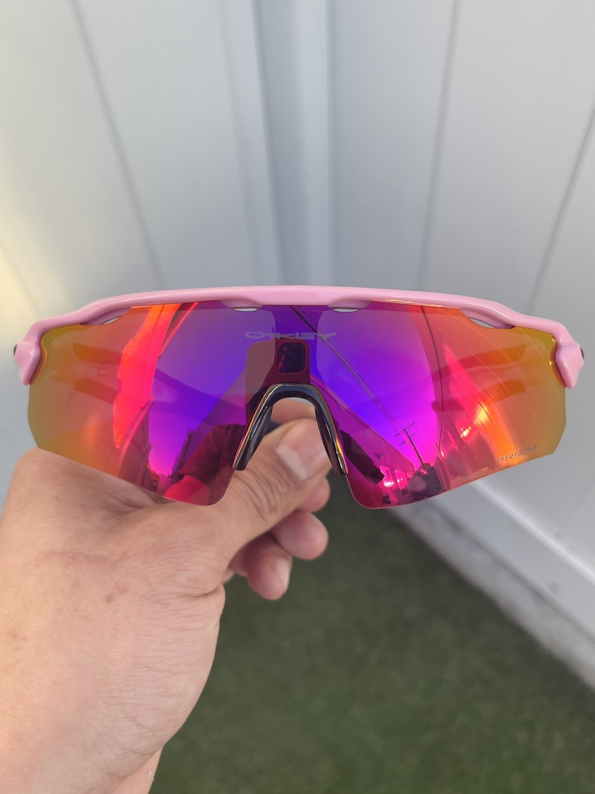 NWT Oakley Radar EV OO9208 9208 Pink Ruby Prizm 128 One Size Fits All