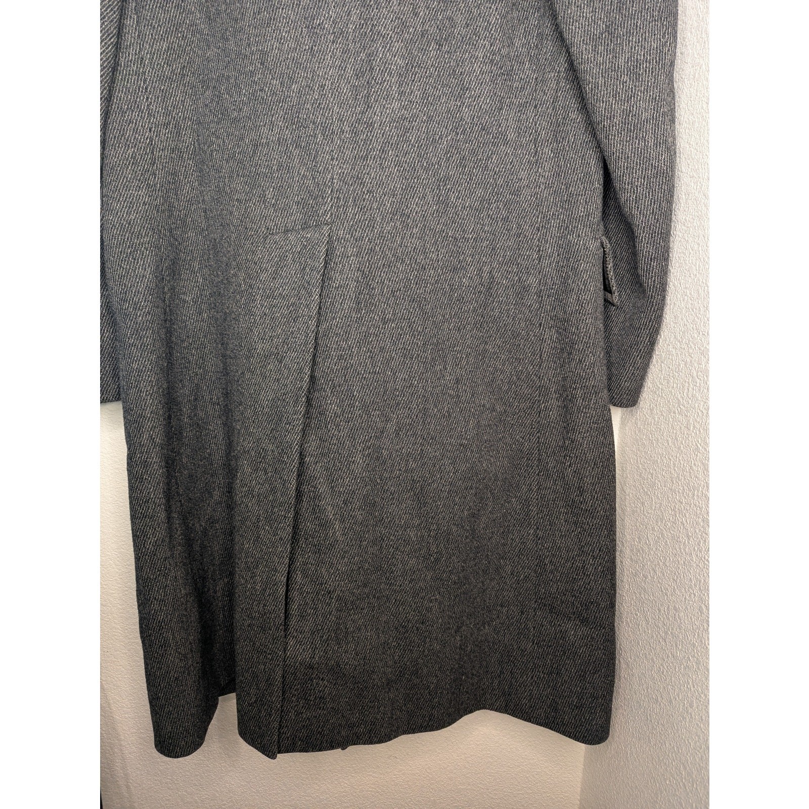 VTG Aquascutum Men’s Herringbone Overcoat 80s Shearling Rare Collector Winter