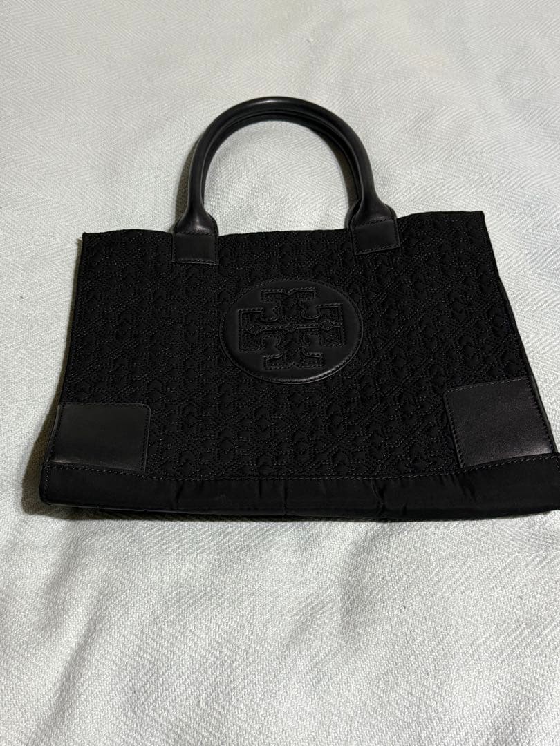Tory Burch Ella Rare Embroidered Quilted Tote Bag