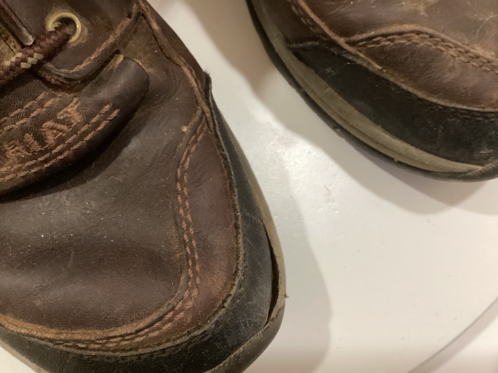 Ariat Terrain Cordovan ATS Work Boots Women 10B Brown Leather 10004138(70063)