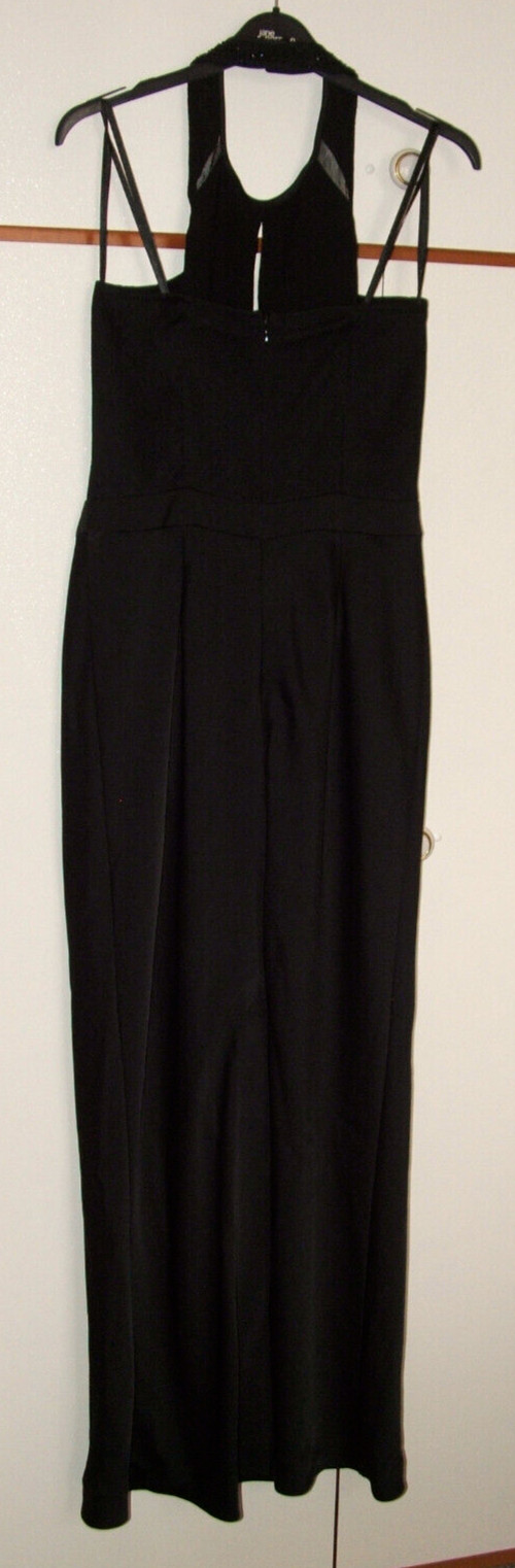 Next – Black Halter Maxi Long Evening Dress / Ball Gown – Women’s UK 8 NYE Party