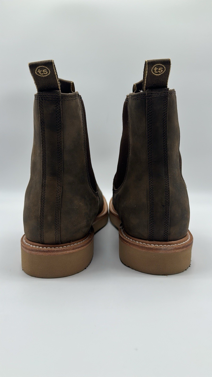 Taylor Stitch Ranch Boot Waterproof Espresso Grizzly Leather Men’s Size 11 D NEW