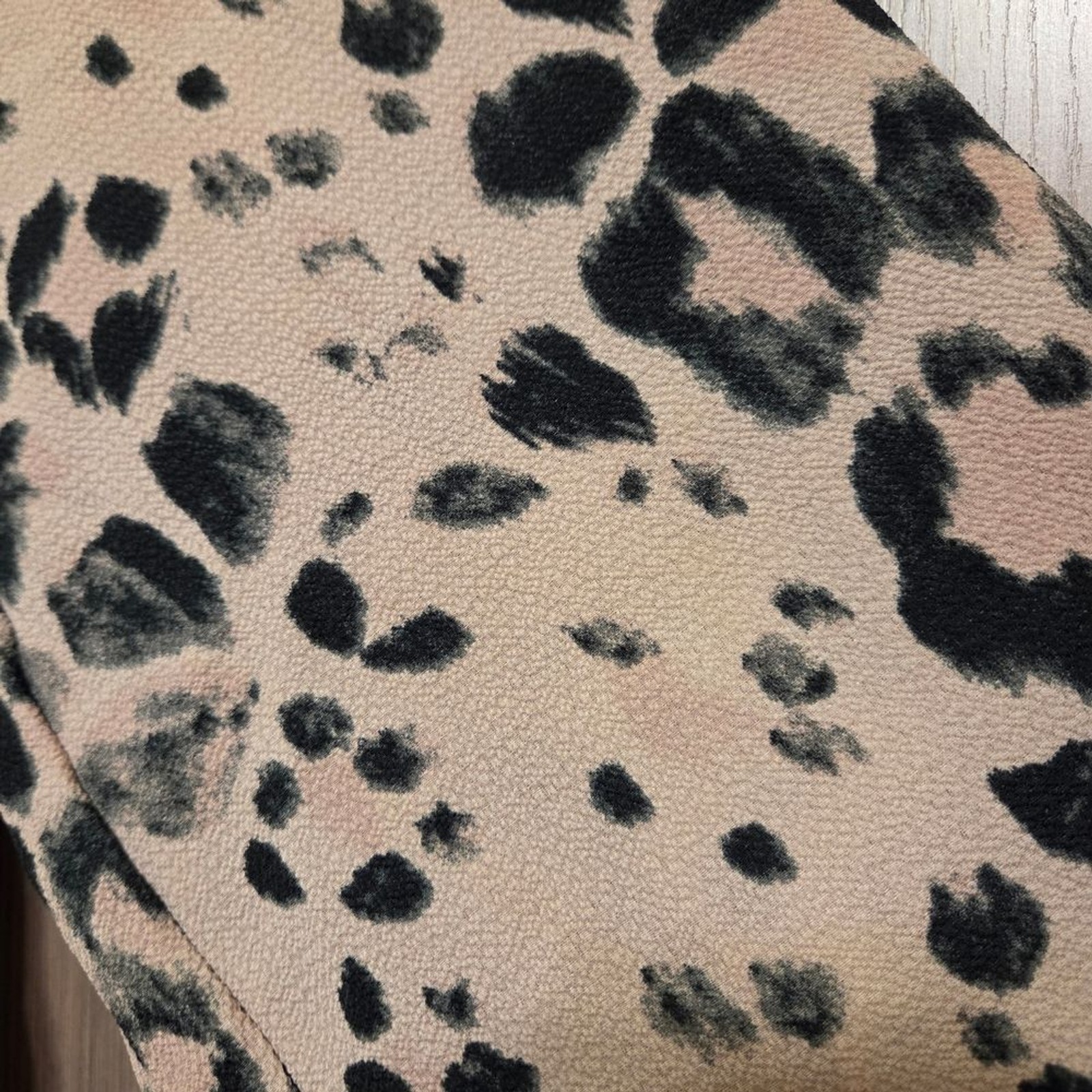 Boohoo Leopard Print Wrap Dress