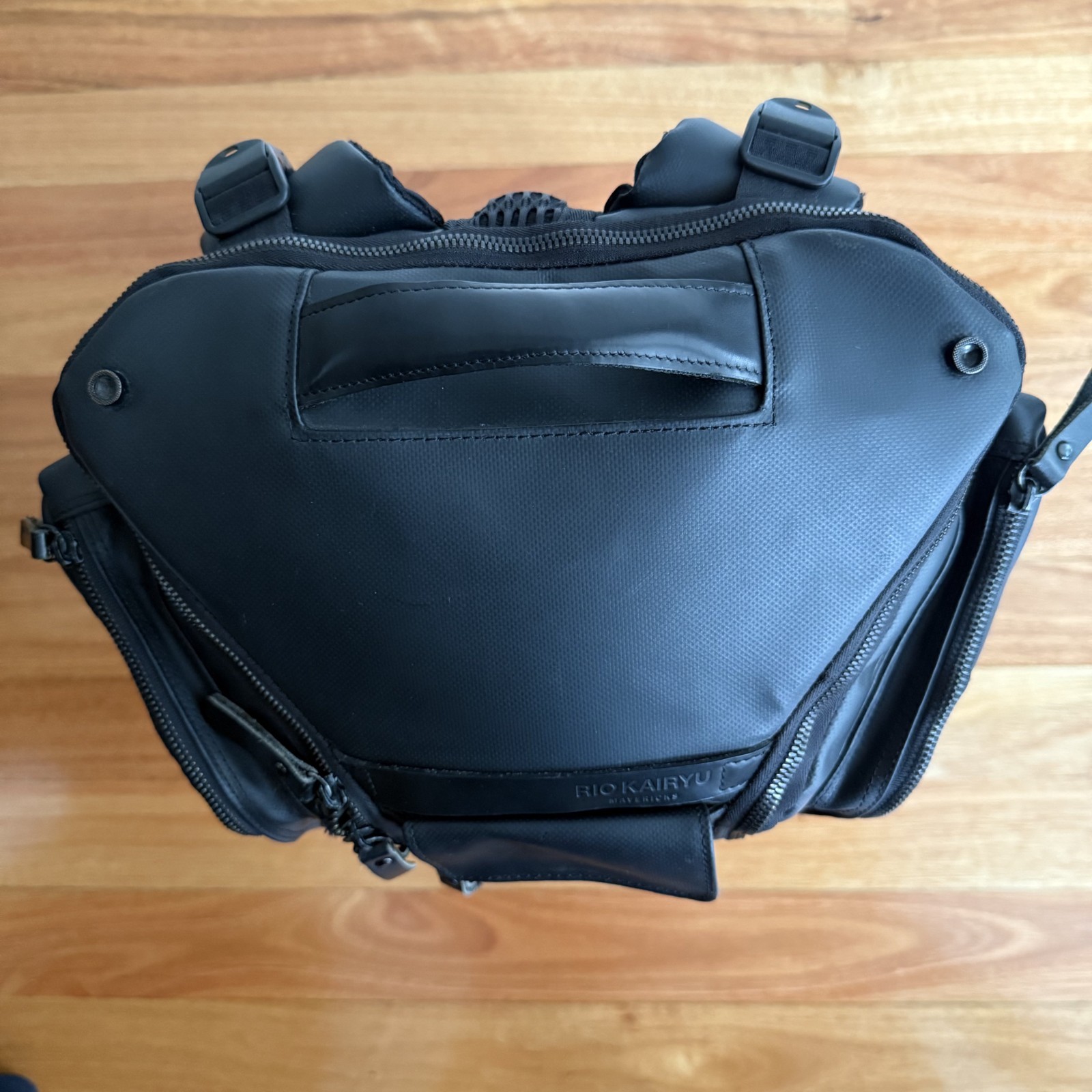 RIOKAIRYU Mavericks HEXA Black Backpack Rare Technical Laptop Commuter Daypack
