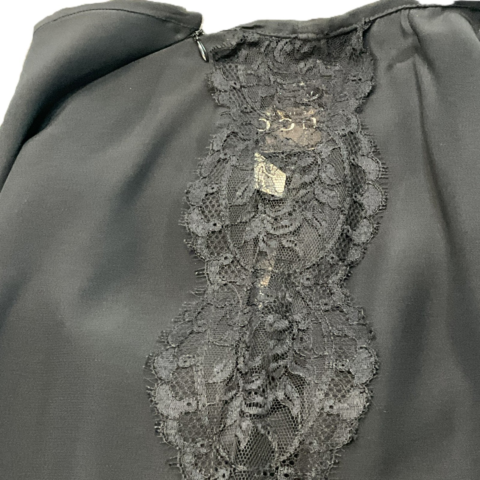 Vintage GUCCI Lace Panel Flared PantsBlack Size IT38 Italy
