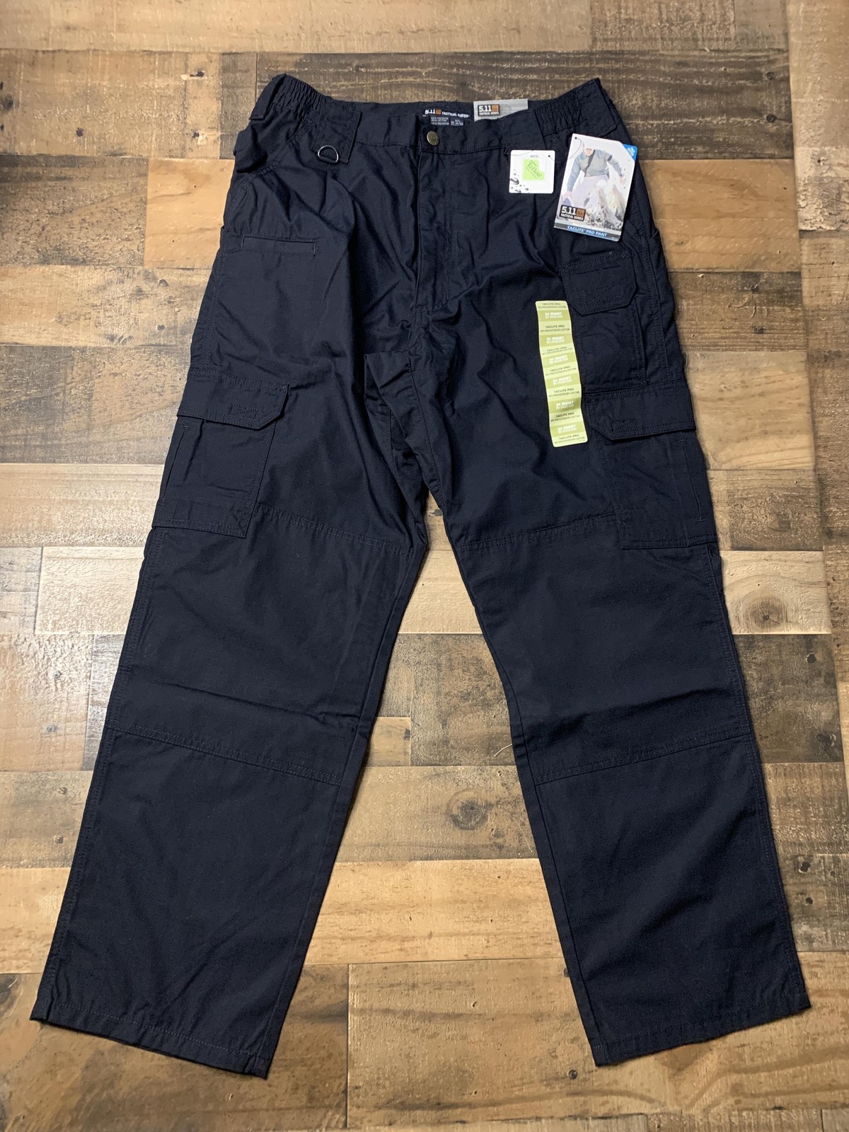 5.11 Tactical Pants Mens 34×30 Blue Taclite Pro Cargo Elastic Waist Work Ripstop