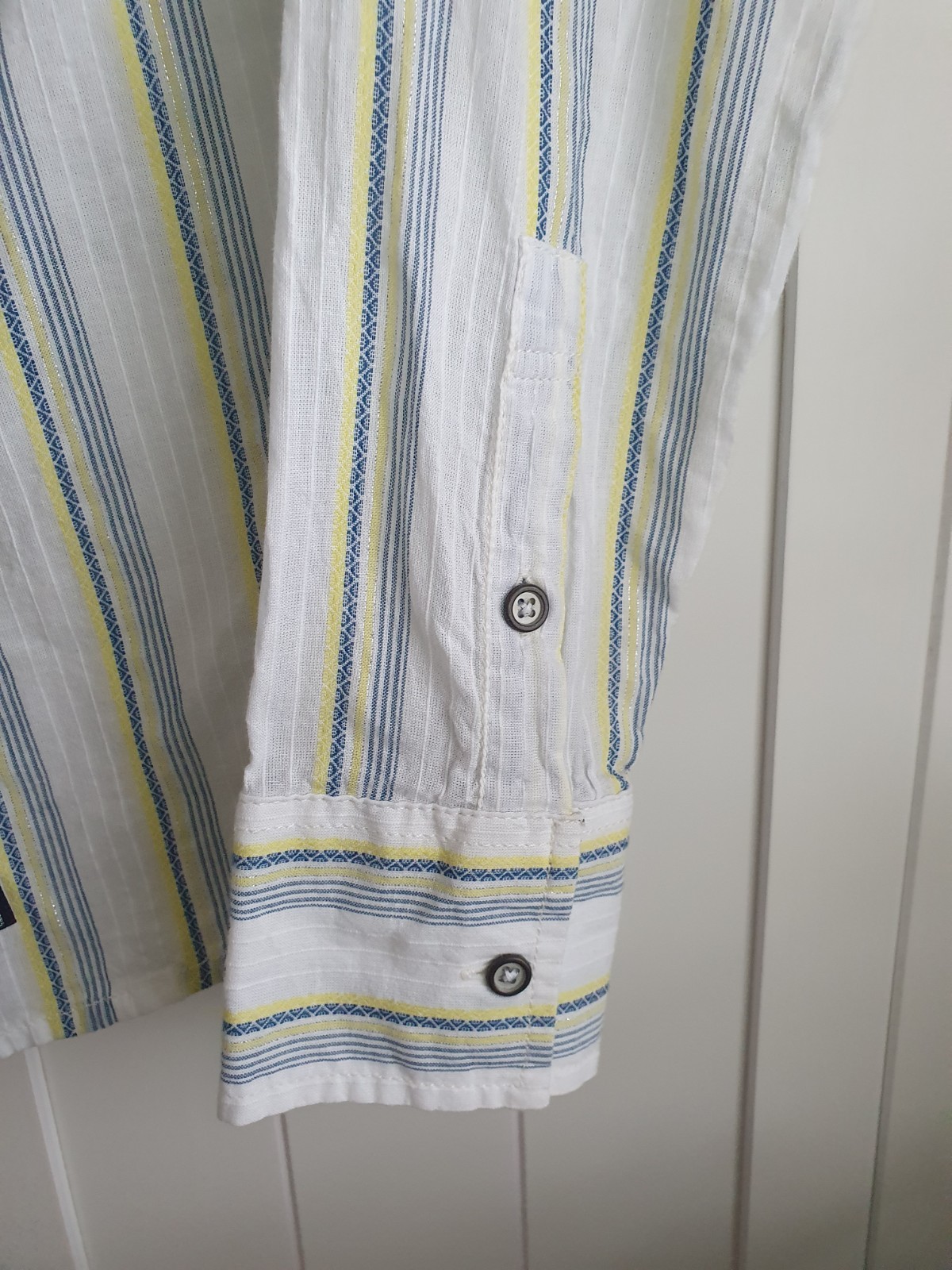 Superdry Striped Lurex Emanuelle Shirt, Women’s Size Small Brand New With Tags