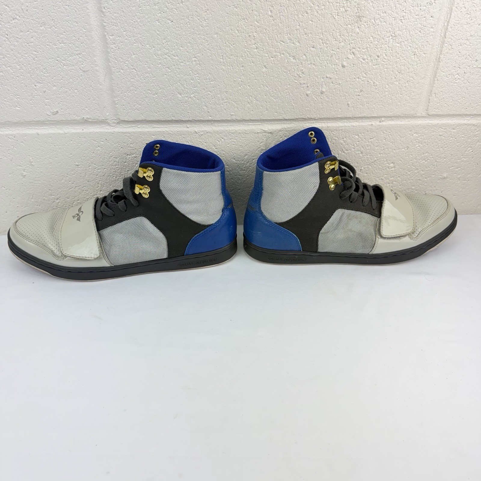 Creative Recreation Cesario Hi Top Sneakers Size 11.5 CR412 SI1211 Grey/blue