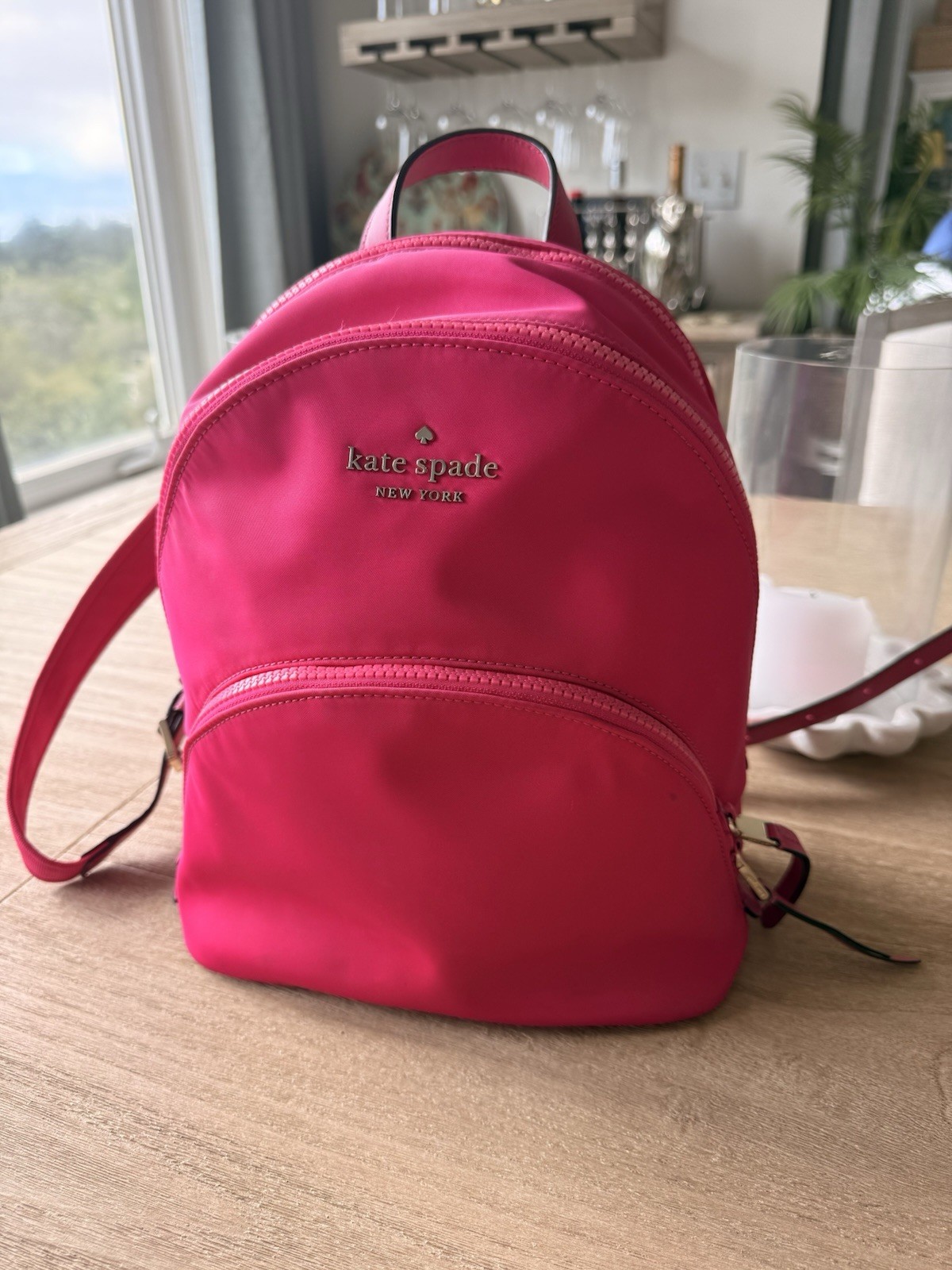 Kate Spade New York Pink Nylon Mini Backpack
