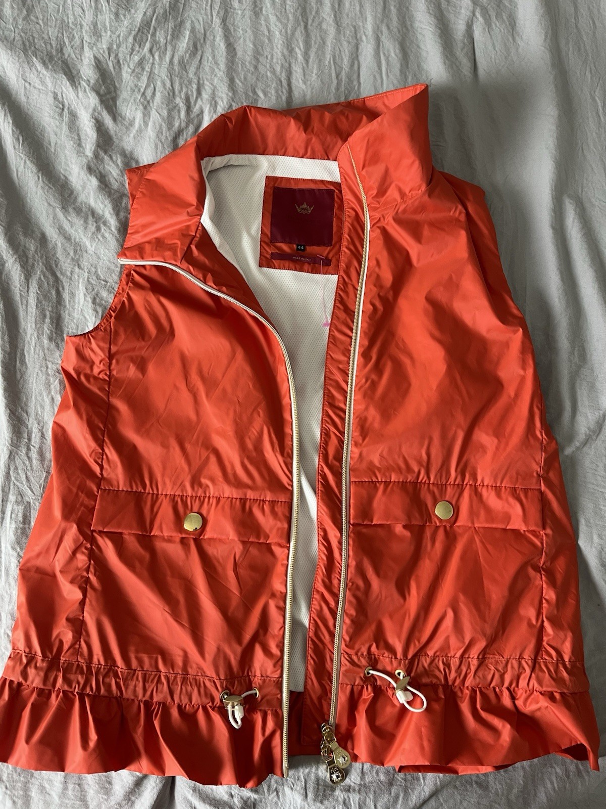Brendratti Women’s Full Zip Golf Vest Made In Italy