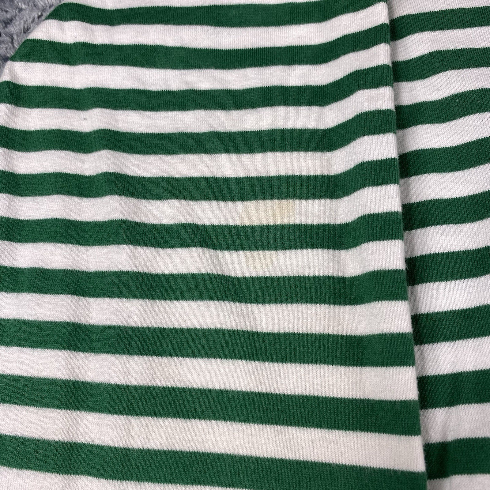 Comme des Garçons CDG Play Long Sleeve Shirt Green Striped Heart XL (SEE PICTURE
