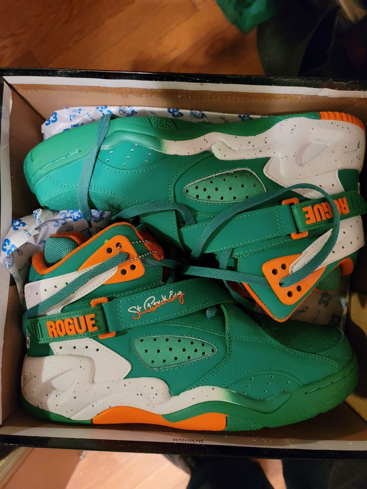 Ewing Athletics Rogue Men’s Mid Top Lace-Up Sneakers St. Patrick’s
