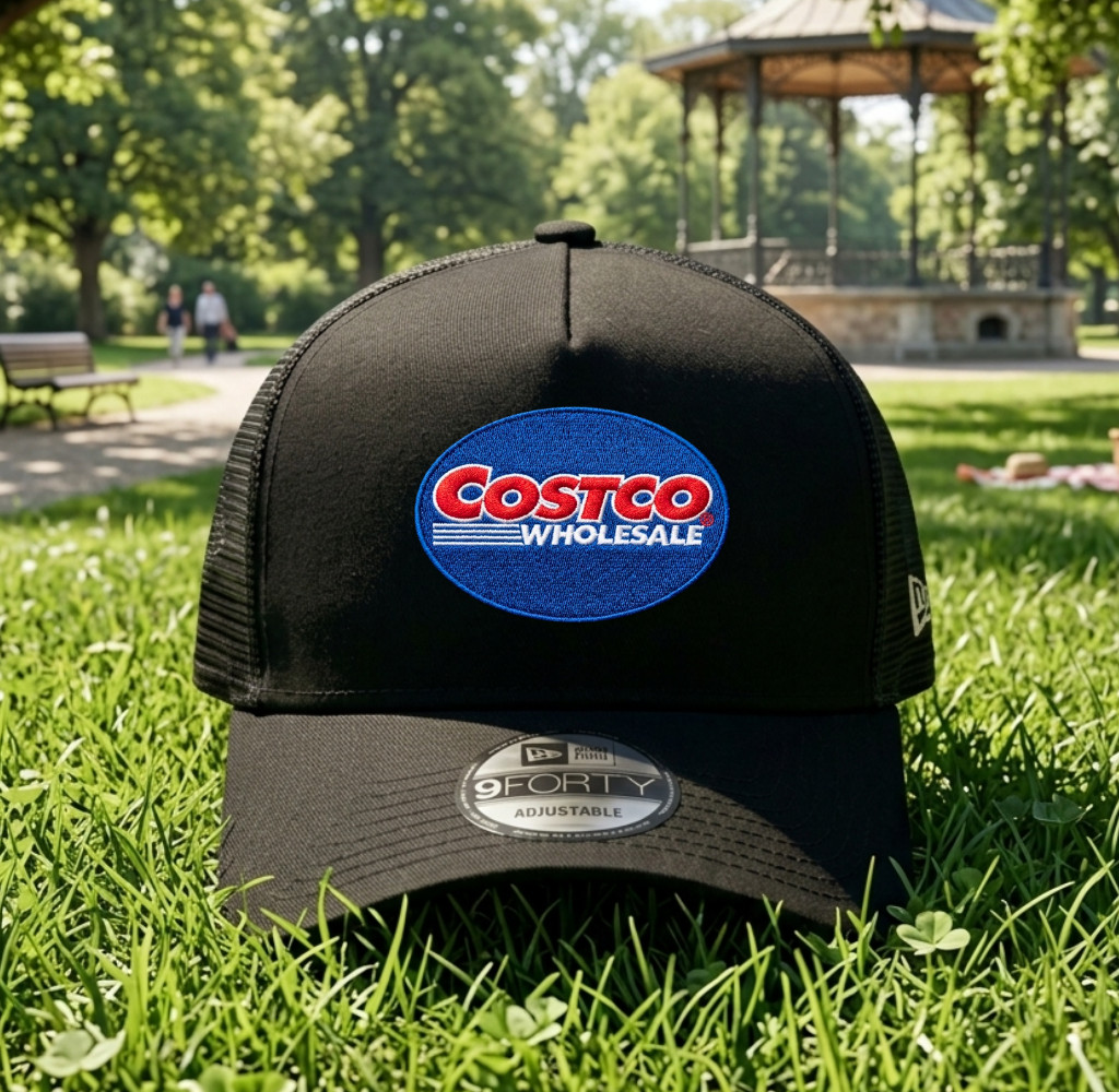 Costco Wholesale Trucker Hat Snapback Embroidered Mesh Cap