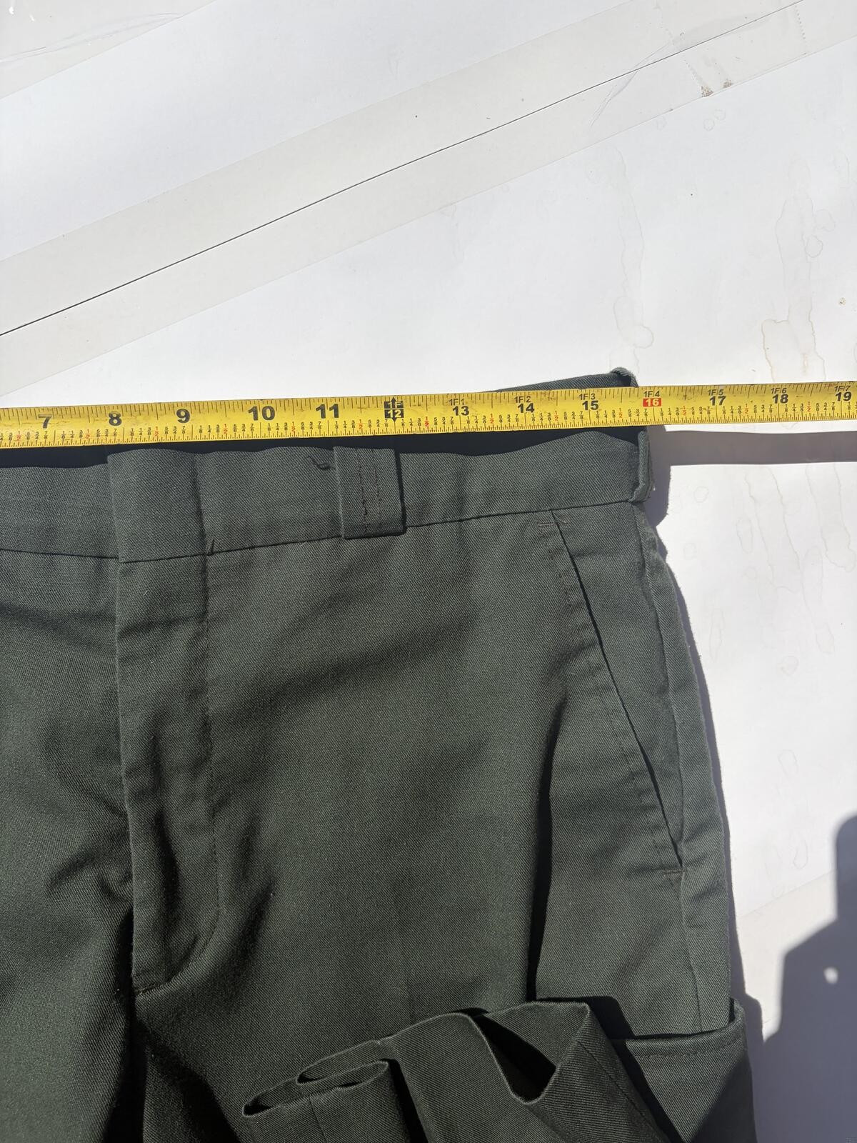Flying Cross Men’s 33 Reg Olive Green Cargo Uniform Pants NWOT