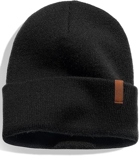Unisex Winter Beanie – Thick Knit , Soft And Warm Cuffed Hat for Men and Women