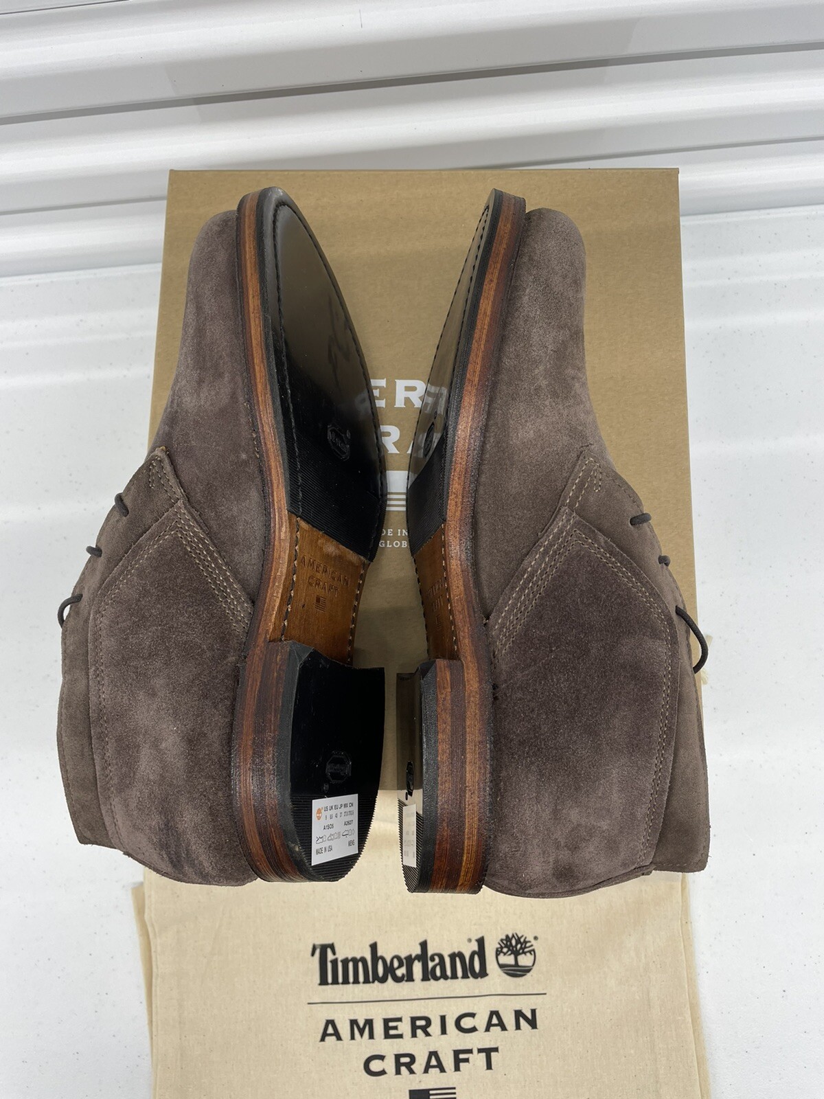 Timberland Men American Craft Brown Suede Chukka Size 7,10.5,11.5,12,13