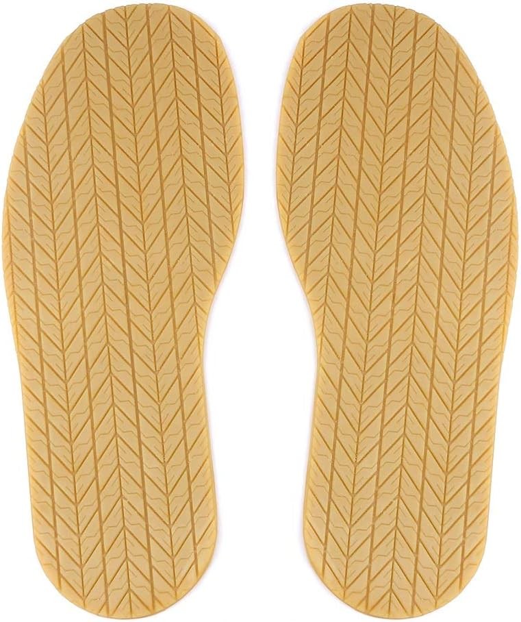 Shoe Bottom Full Sole Repair Replacement Anti-Slip Rubber, 4mm Natural