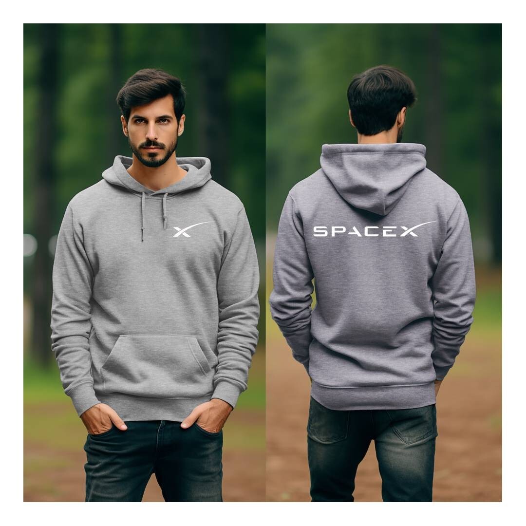 Tesla Motor Elon Musk SpaceX Cyber Truck Space X Gildan Hoodie Hooded Sweatshirt