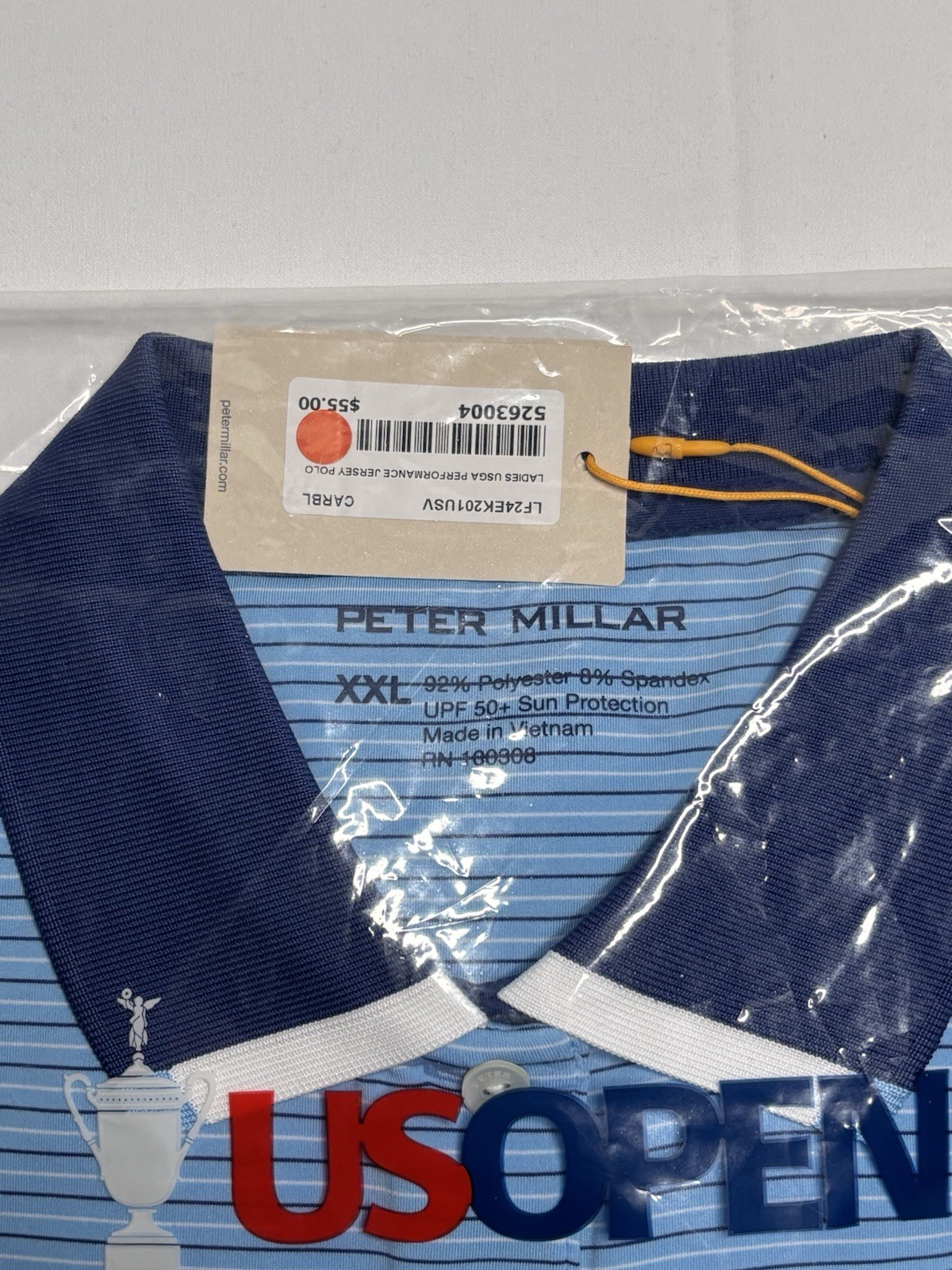 Peter Millar USGA Pinehurst Polo XXL 124th US Open Summer Comfort Performance
