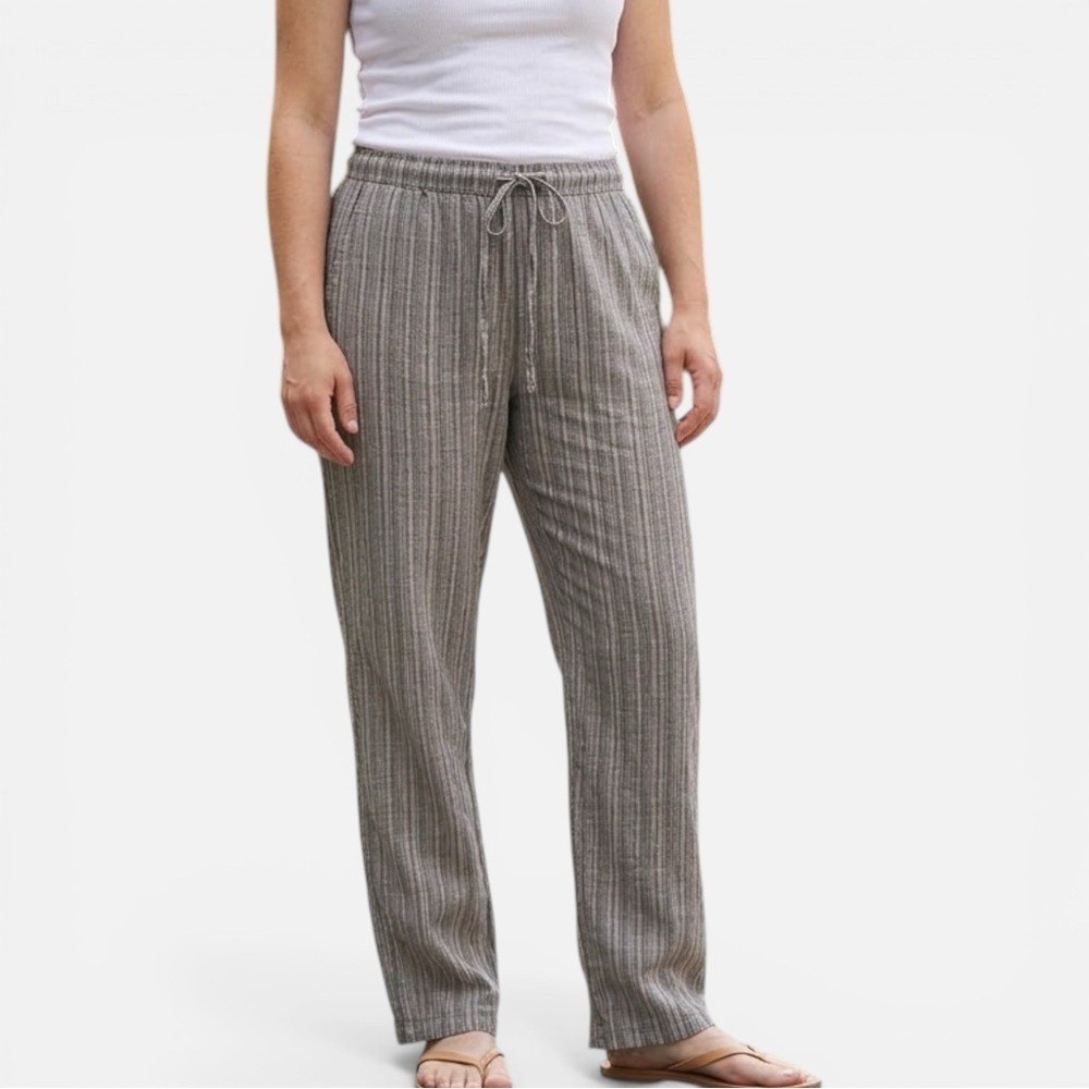 Purnell Santa Barbara Workwear Pienza Drawstring PantsLarge Organic Cotton