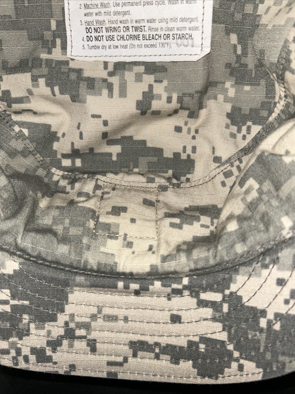 USGI ARMY PATROL CAP DIGITAL ACU UCP COMBAT UNIFORM HAT PC HEADGEAR (USED) Rank