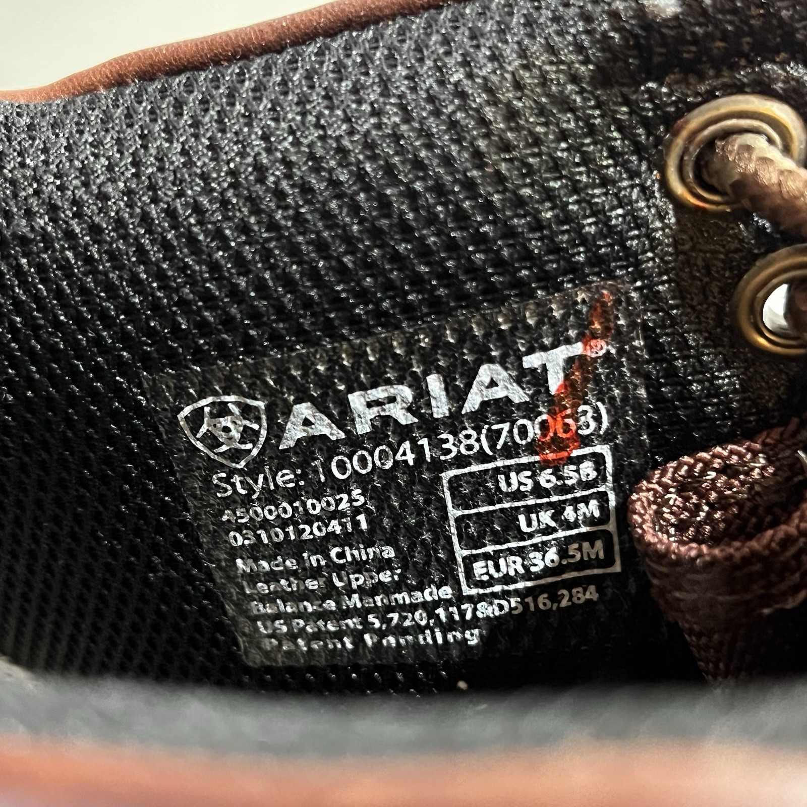 Ariat ATS Terrain Hiker Leather Boots, Women’s 6.5B, Brown, Style 10004138