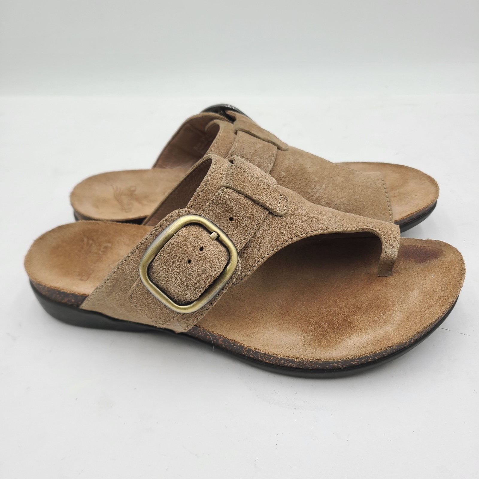 B30 Women’s Dansko Reece Adjustable Sandal – Stone Brown – Size 37 EU US 7M