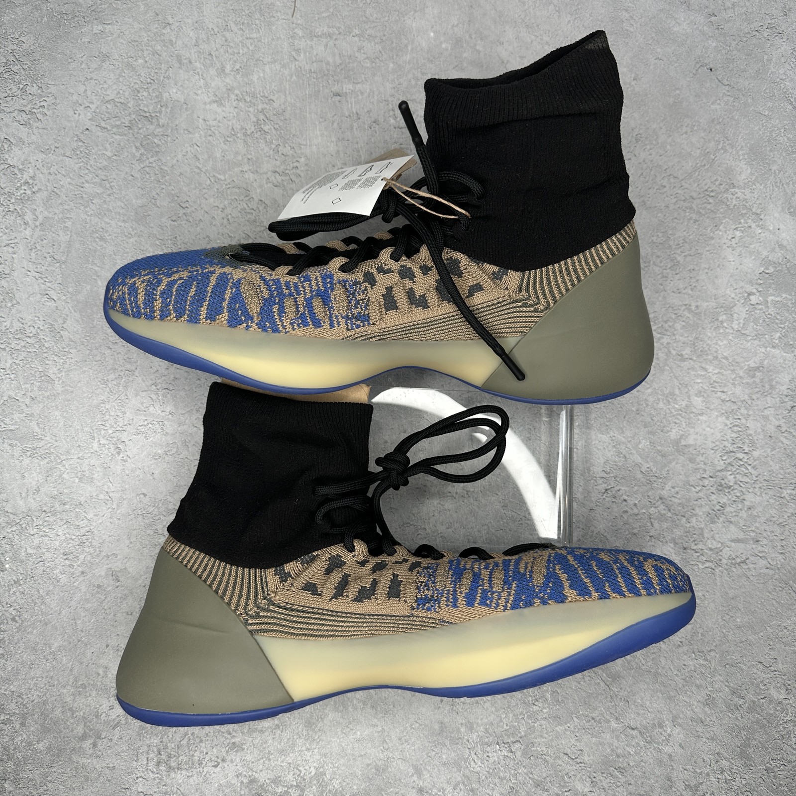 11M/12.5Wadidas Yeezy BSKTBL Knit Slate AzureHP5613Brand New