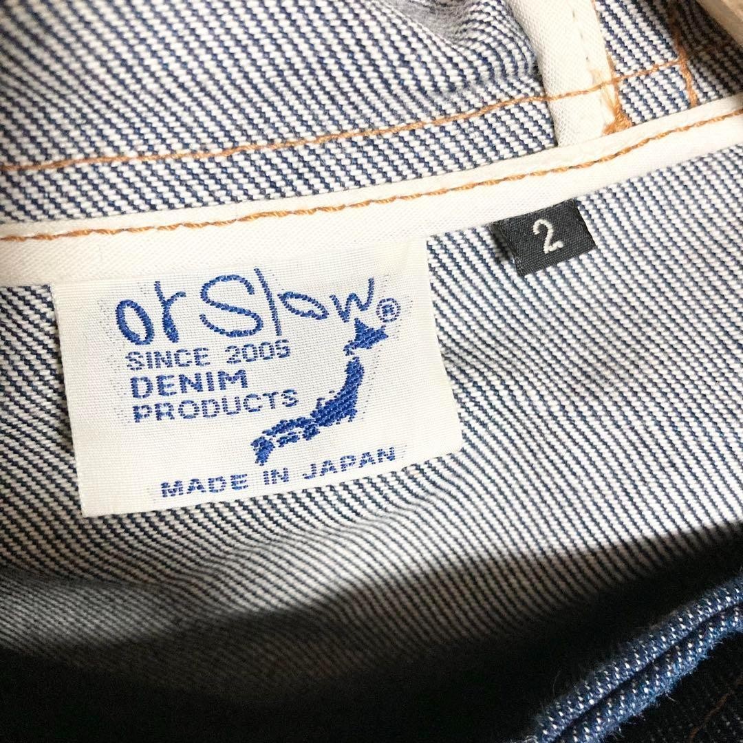 orSlow Or Slow Oversized Denim Duffel Coat Men’s Made in Japan Size M(2)
