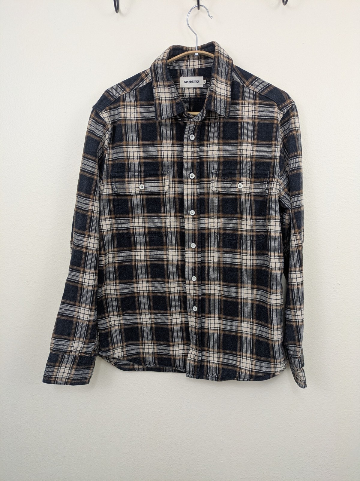 Taylor Stitch 38 Mens Button Up Shirt Flannel