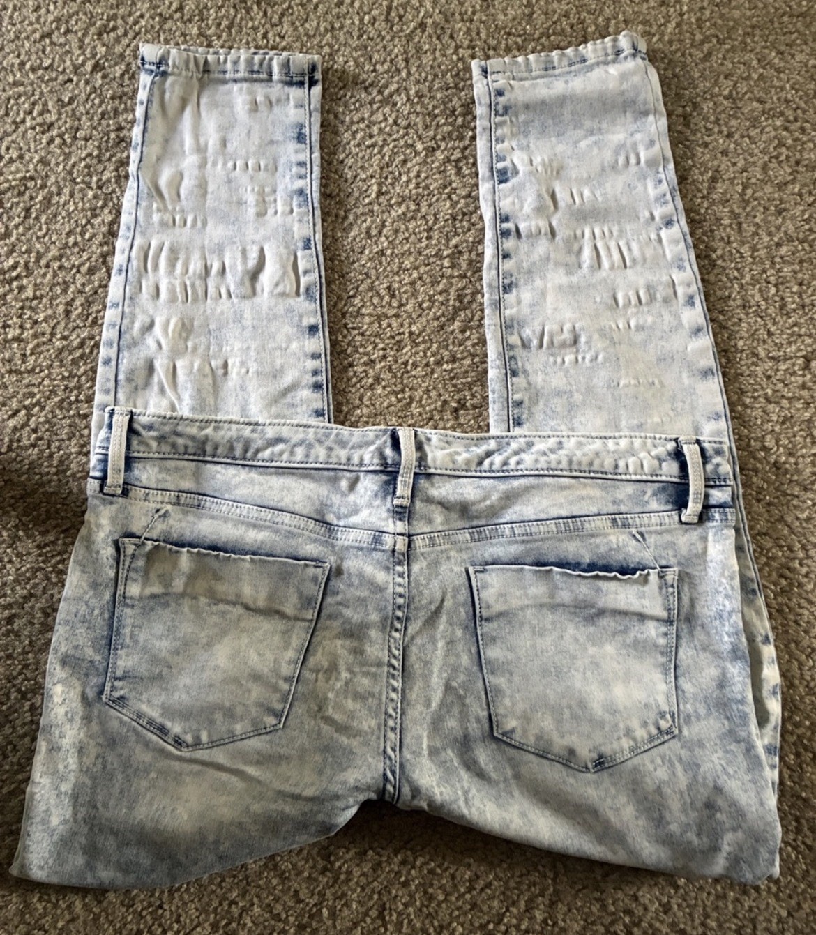 Massimo Denim Light Wash Womens Mid-Rising Legging Jeans Sz14