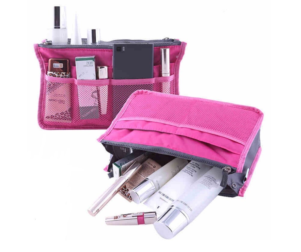 Women’s Travel Handbag Organizer Insert-Multi-Pocket Purse Liner, Tote Organizer