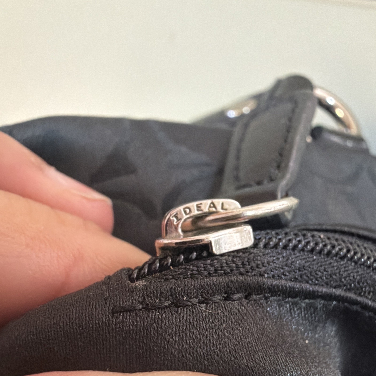 Coach Black Logo Satchel Top Handle Detachable Crossbody Zip Snap Inner Pockets