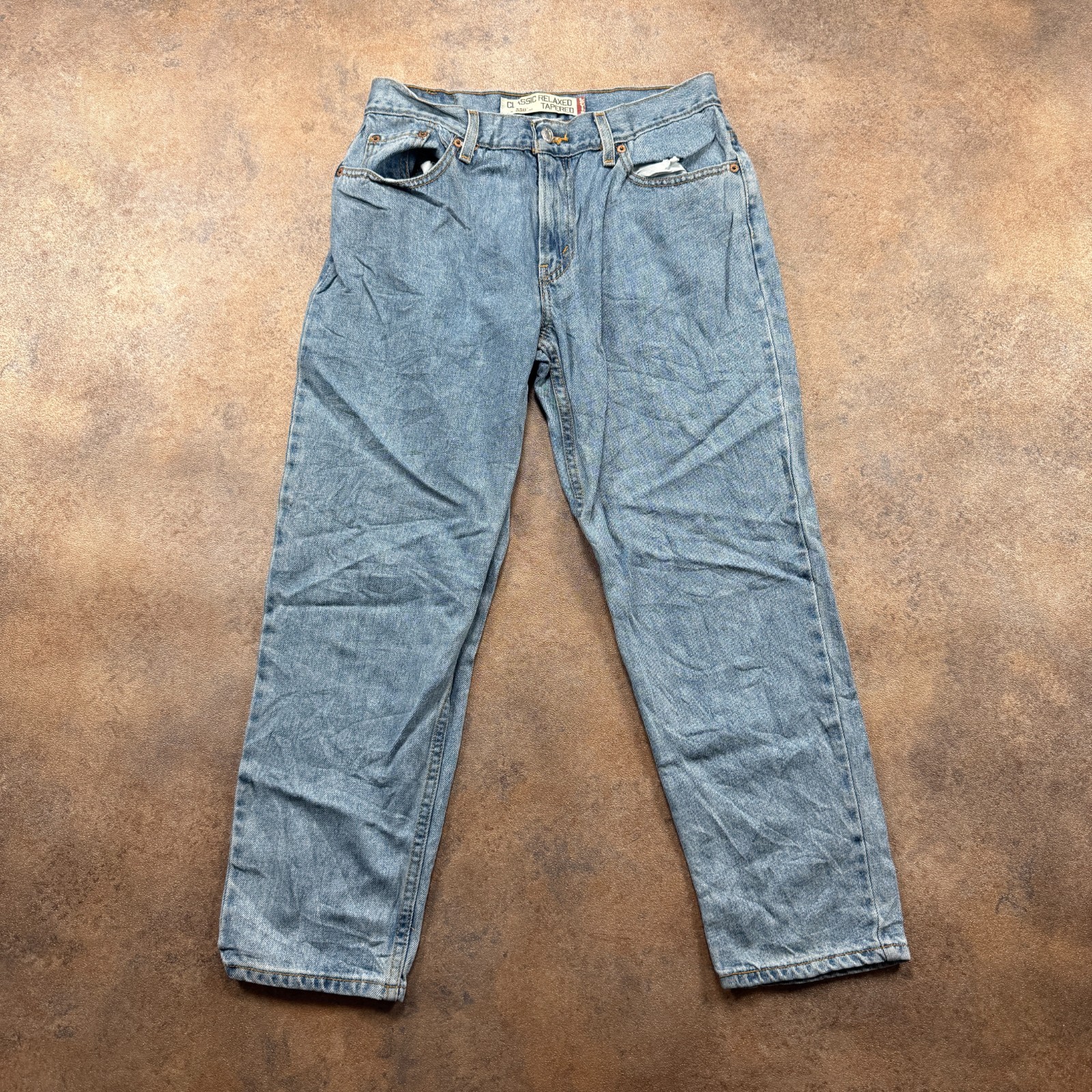 LEVI’S 550 Jeans Blue Womens (30 Inch Waist) (27 Inch Leg) Relaxed Tapered