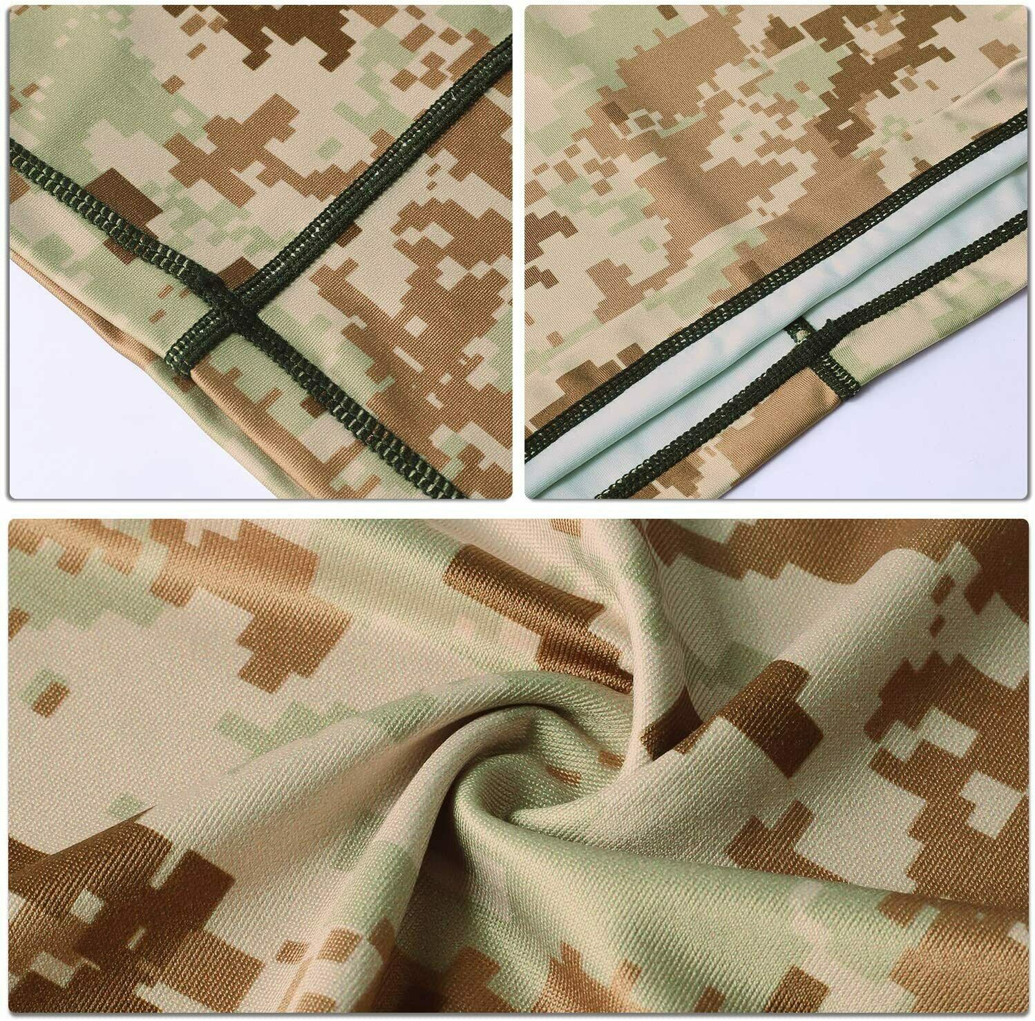 Camo Neck Gaiter Mask Face Scarf Bandana Tube Cover Balaclava Headband Headwrap